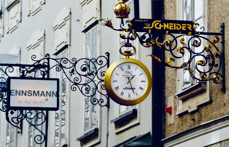Getreidegasse (Grain Lane) - Salzburg, Austria | Ms. Toody Goo Shoes Getreidegasse (Grain Lane) - Salzburg, Austria | Ms. Toody Goo Shoes