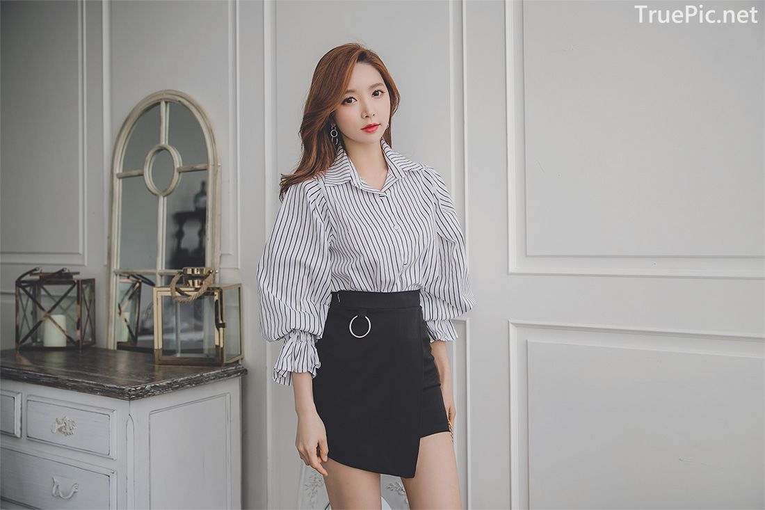 Korean Hot Fashion Model - Park Soo Yeon - 7 Outfit sets for a week ...