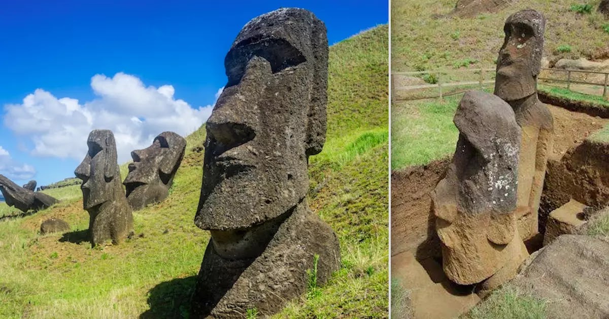 Did You Know That The Moai Head Statues Of Easter Island Have Bodies