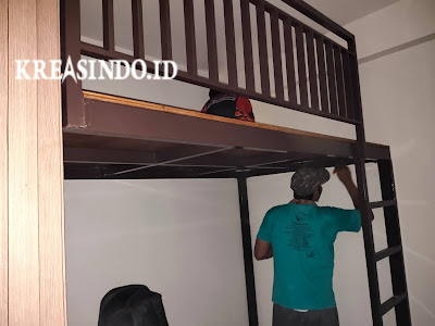 Mezzanine Besi pesanan Bu Ester di Apartement Podomoro Golf View Bojong Nangka Gunung Putri Bogor Mezzanine Besi pesanan Bu Ester di Apartement Podomoro Golf View Bojong Nangka Gunung Putri Bogor