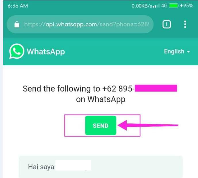 Cara Mengirim Pesan Whatsapp Tanpa Perlu Menyimpan Nomor Penerima