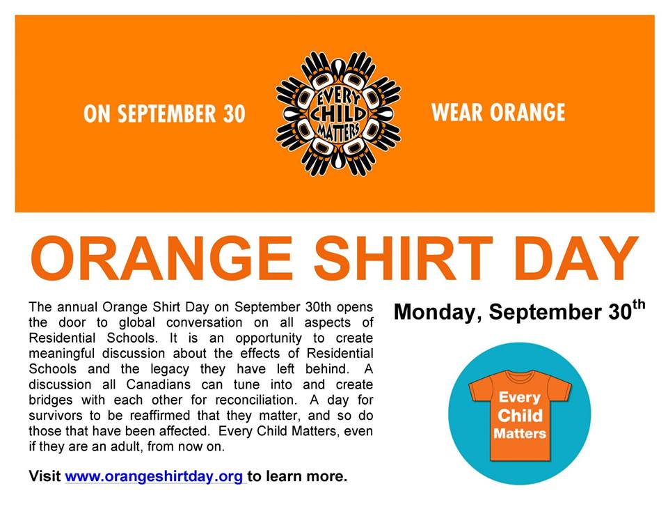 Tahsis Living: Orange Shirt Day
