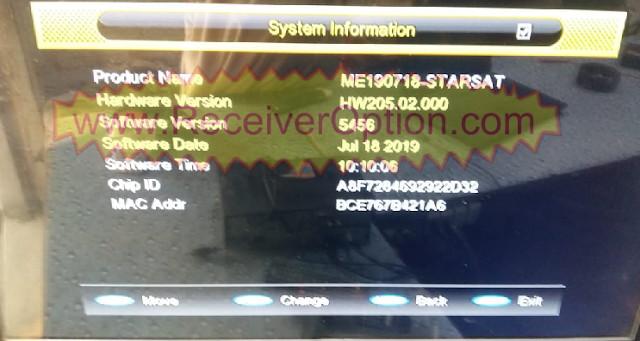 STARSAT HW205.02.000 TYPE HD RECEIVERS TEN SPORTS OK NEW UPDATE
