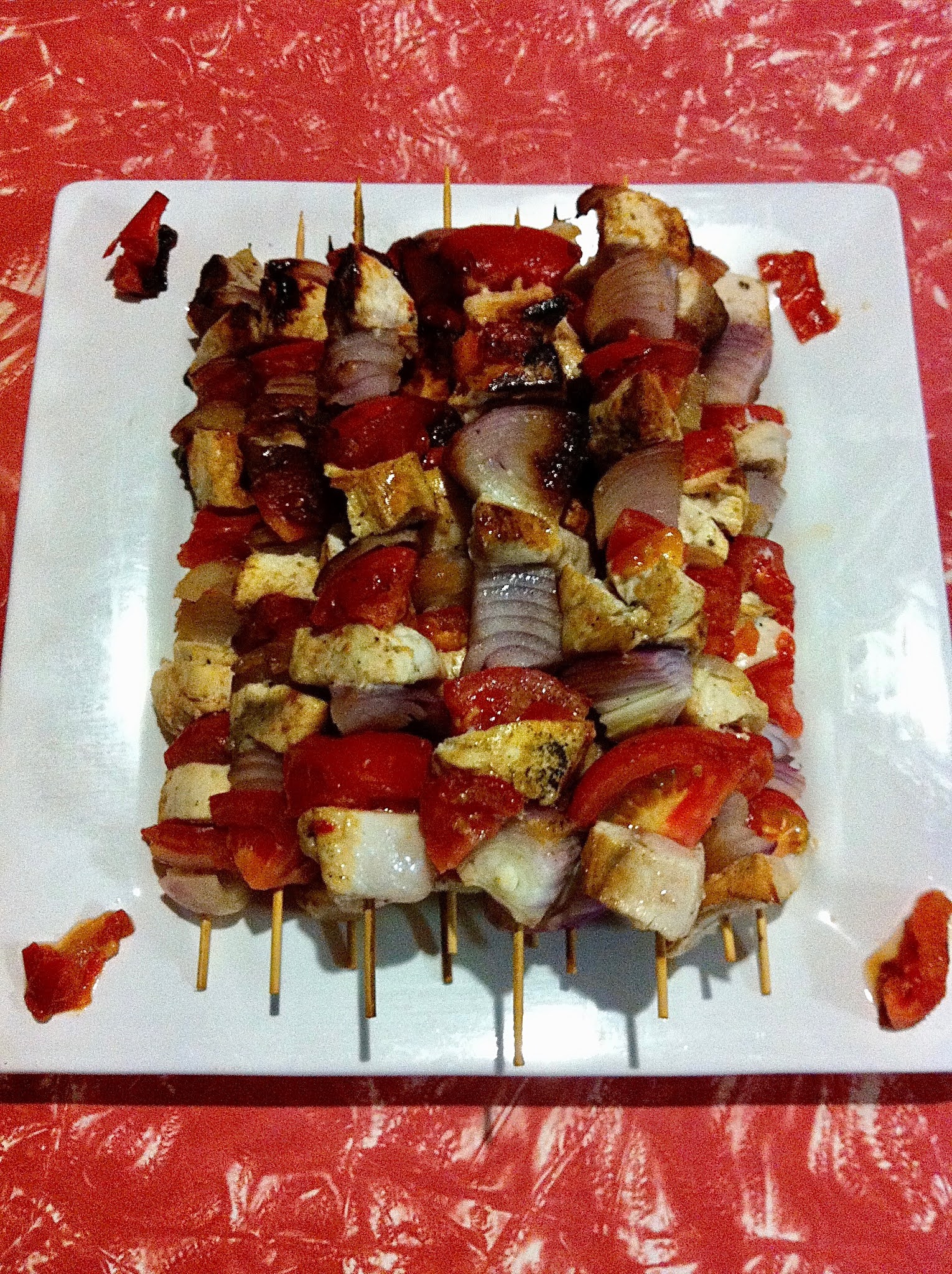 Angola Swordfish Kebabs with Green Rice