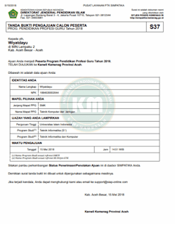 Pengajuan PPG Dalam Jabatan Kemenag Tahun  Cara Daftar PPG Daljab (S37) di Simpatika Kemenag 2021