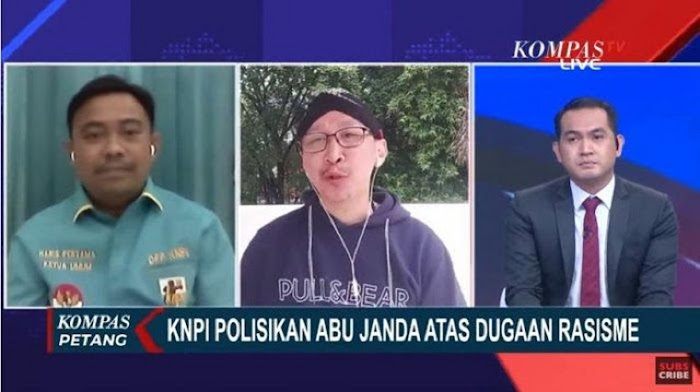 Abu Janda Berkali-kali Ditegur Presenter karena Terus Mendebat, KNPI: Harus Disumpal Mulutnya