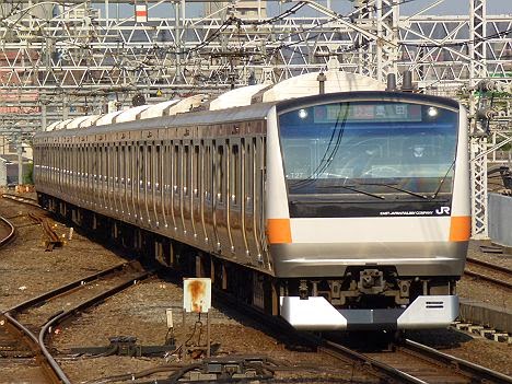 中央線　快速　豊田行き　E233系