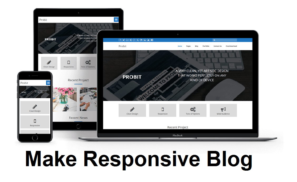 How To Make A Responsive Blogger Template And Mobile Friendly