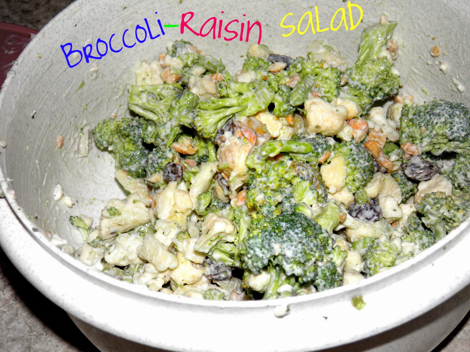 Bliss Broccoli Raisin Salad