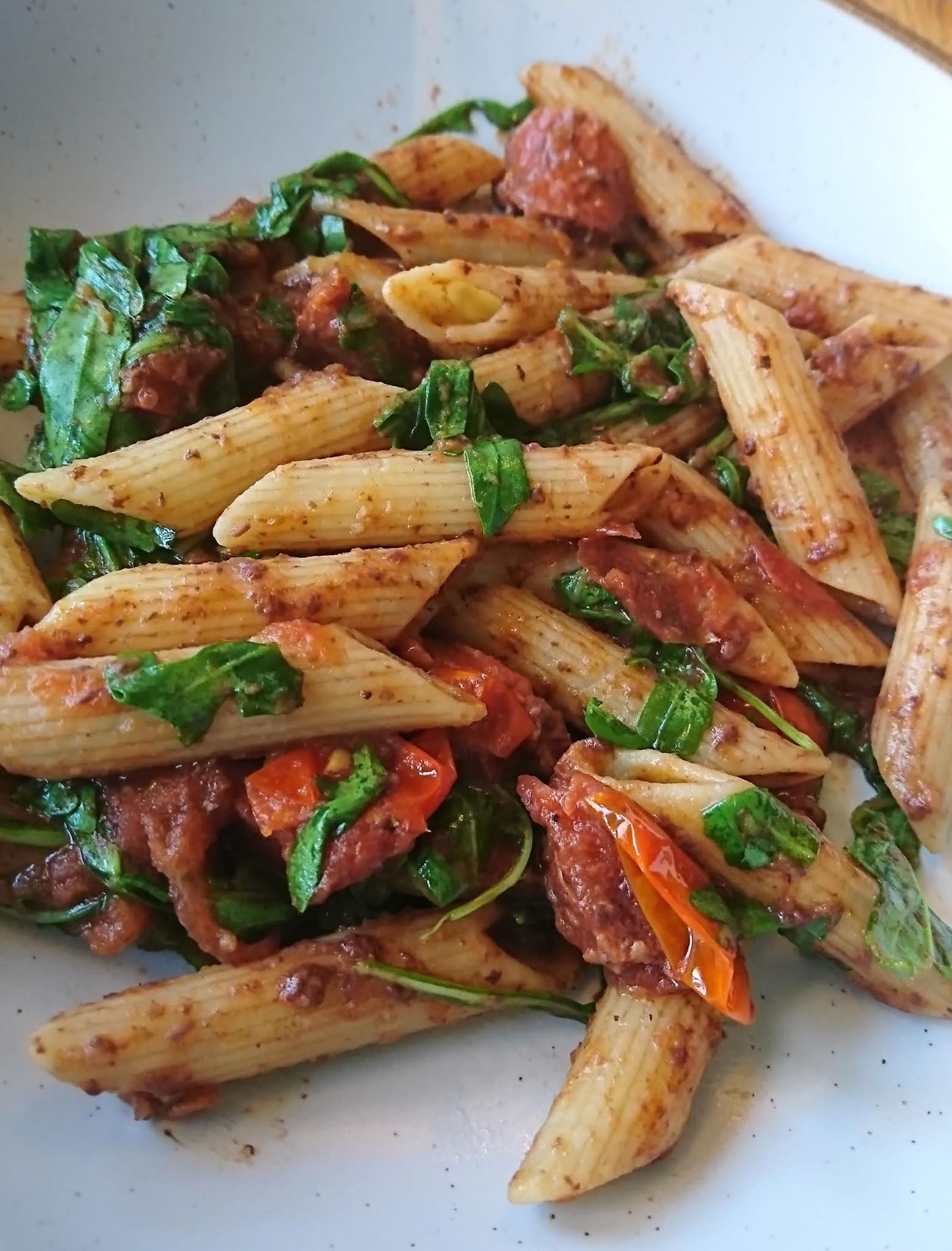 Kate&amp;#39;s blog (Reading &amp; Eating): Dinner, 23/4/21: Penne with tapenade ...