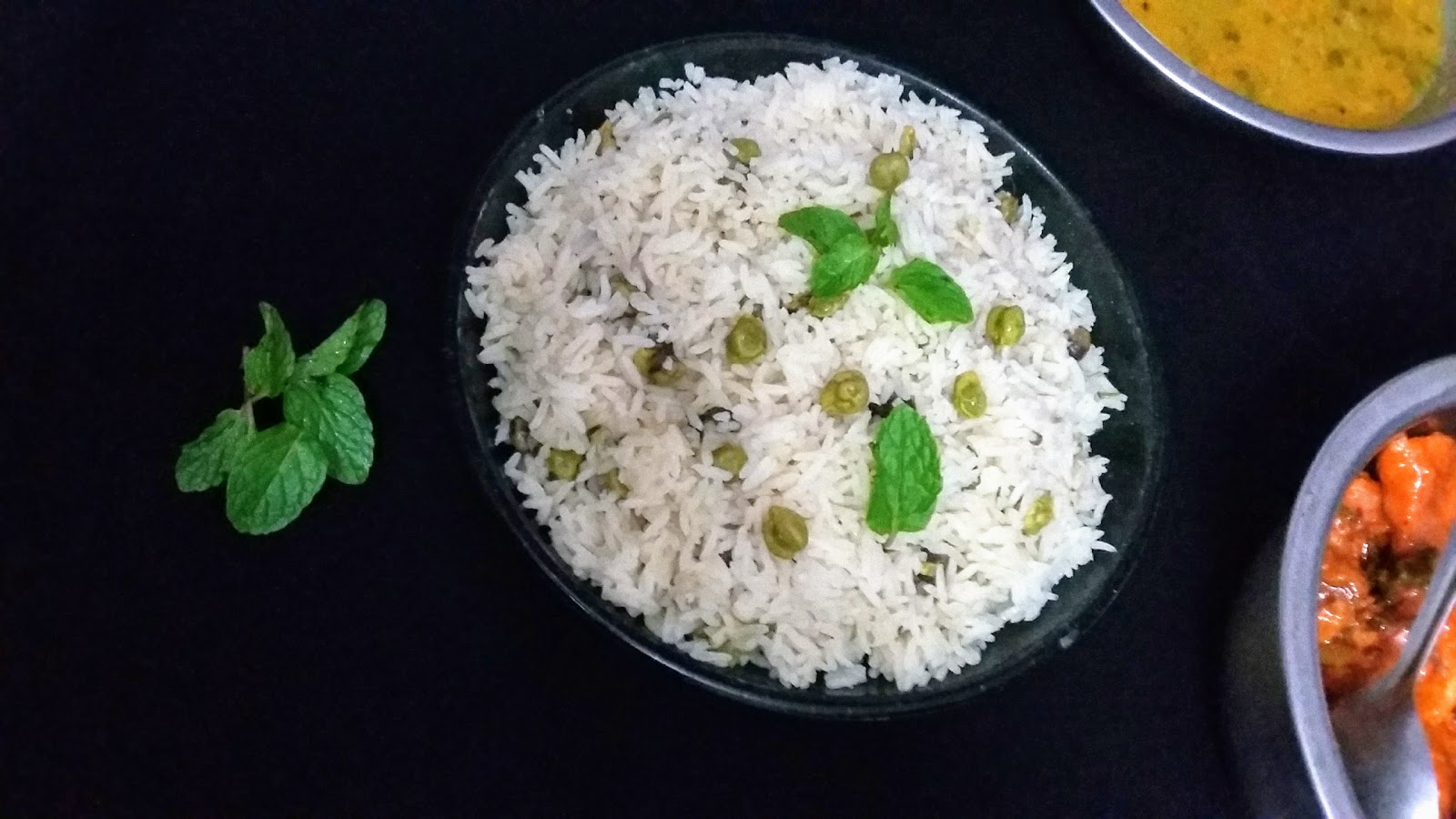My Mom's Kitchen Boot pulao (Green garbanzo beans pilaf)