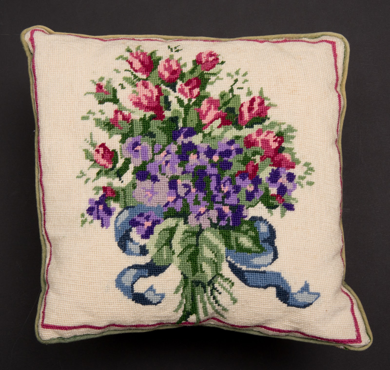 HandMade Needlepoint Cushion Gnomebody Home