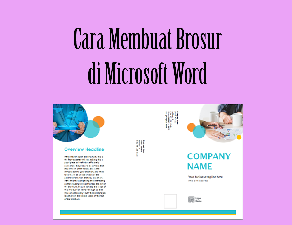 Cara Membuat Brosur Dengan Microsoft Word Secara Offline Belajar Microsoft