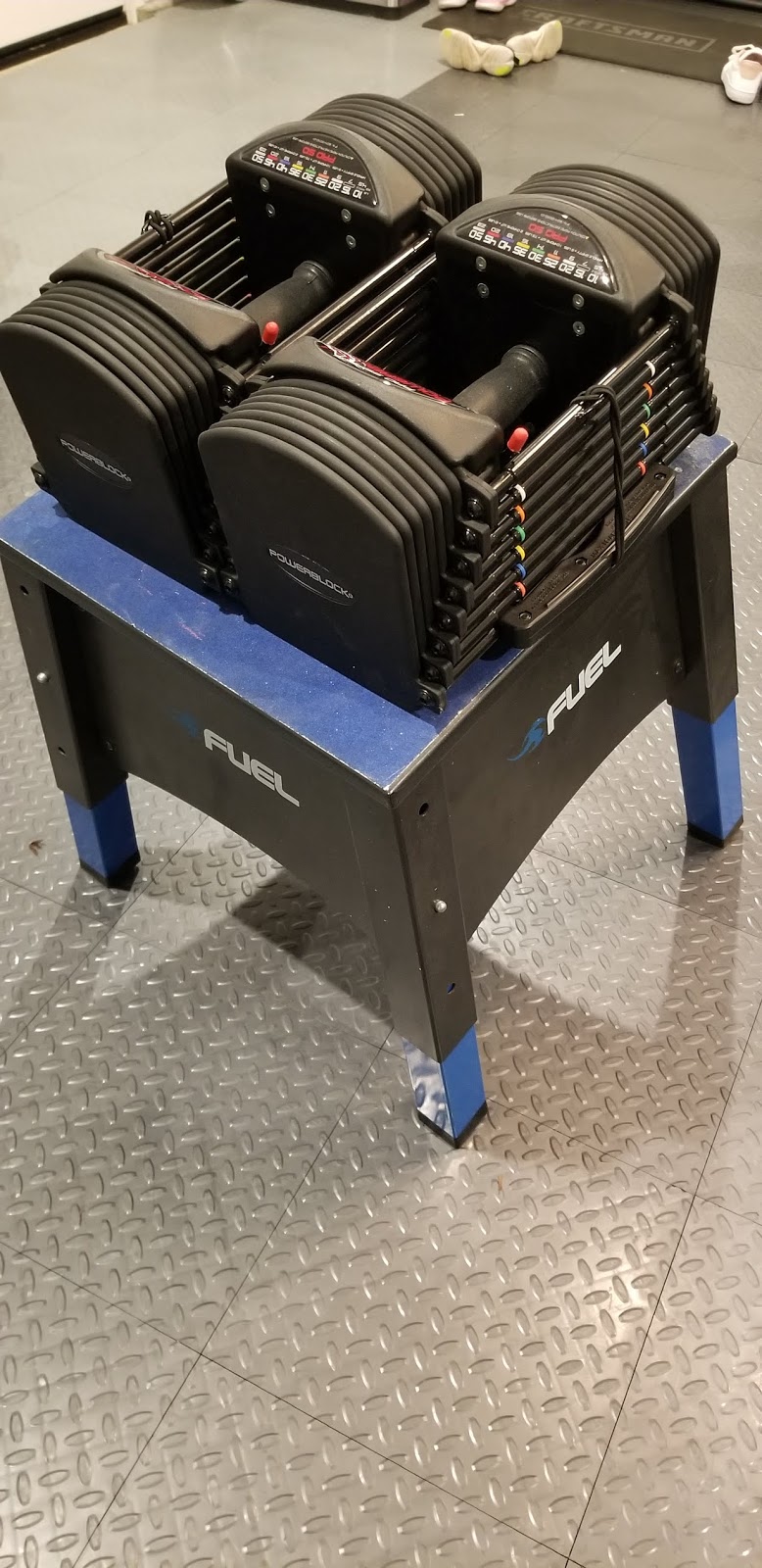 MATT's GARAGE BLOG ALTERNATIVE 'DIY' Powerblock Dumbell Stand!