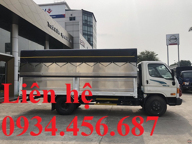 Hyundai 110sp thùng bạt Hyundai 110sp thùng bạt
