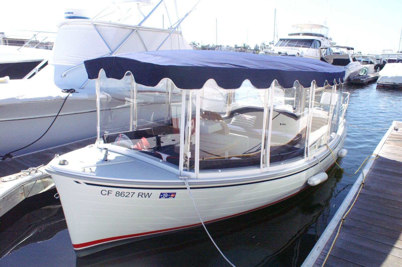 Used Duffy Electric Boats (714) 9316710 or 2016 22' Duffy Sun Cruiser