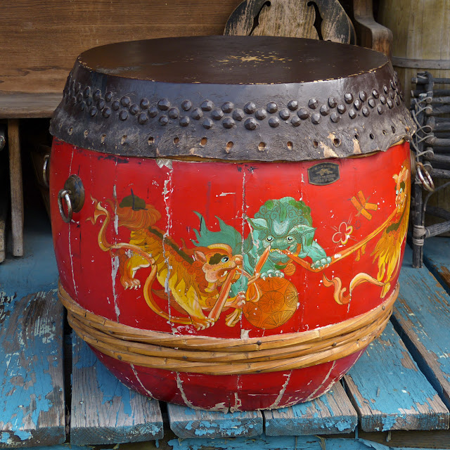 Jake Wildwood: 1950s Chinese &ldquo;Lion Dance&rdquo; Shigu Drum