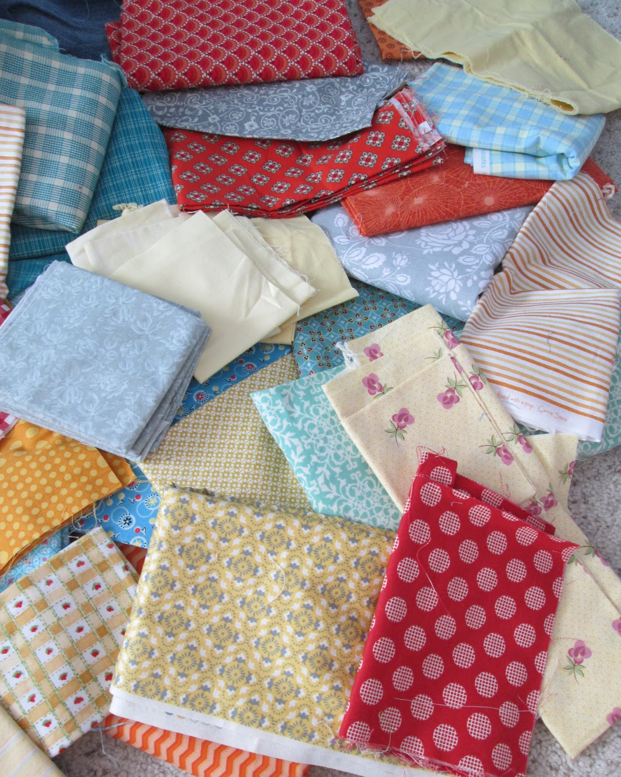 Quackadoodle Quilt Tutorial Raw Edge Circle Quilt