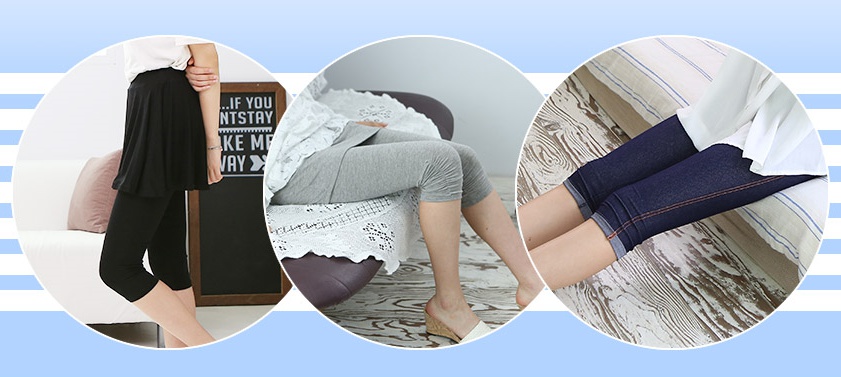 Korean Woman Style Summer Leggings / Skirt-leggings M~5XL Size / Big ...