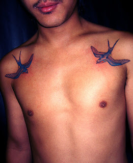 Swallow Tattoo, Tattooing