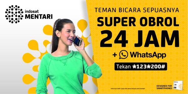Cara Paket Nelpon Mentari Murah Super Obrol
