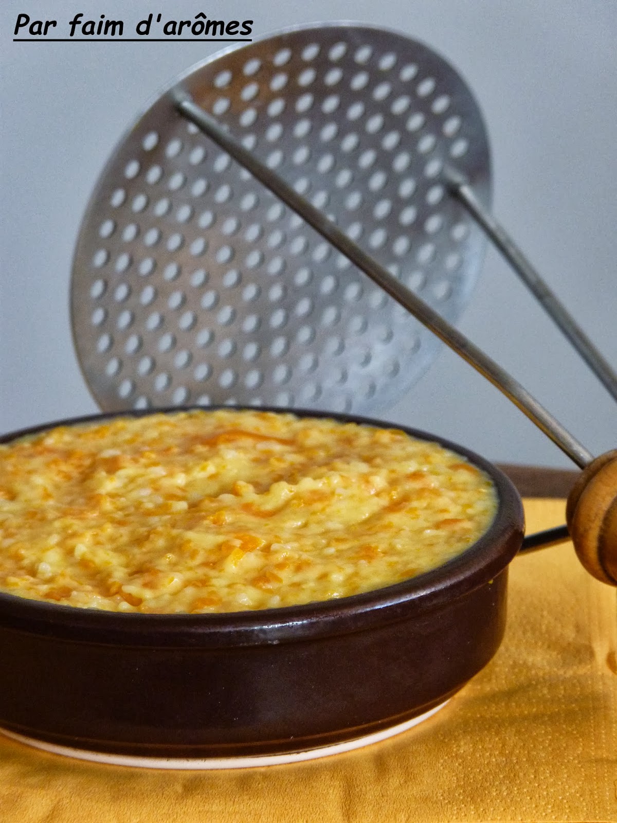 Par faim d'arômes: Purée de carottes coco gingembre citronnelle