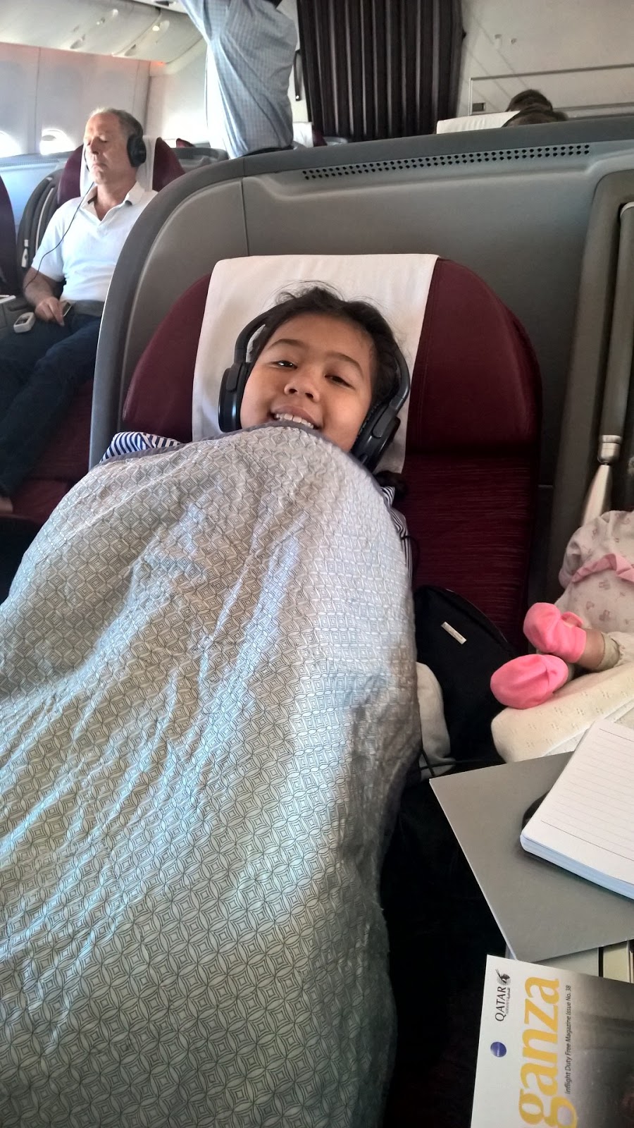 Qatar Airways Business Class JohannesburgDoha, 777300ER