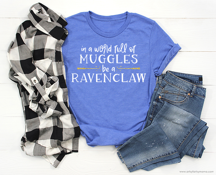 Harry Potter Hogwarts House Shirts + Free Cut Files
