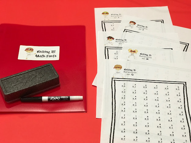 An Apple For The Teacher: Math Facts Practice Karate Style