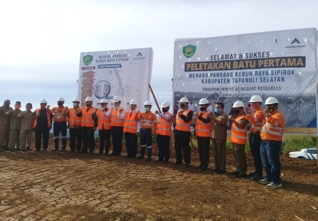 Tambang Emas Martabe bangun Menara Pandang Kebun Raya Sipirok