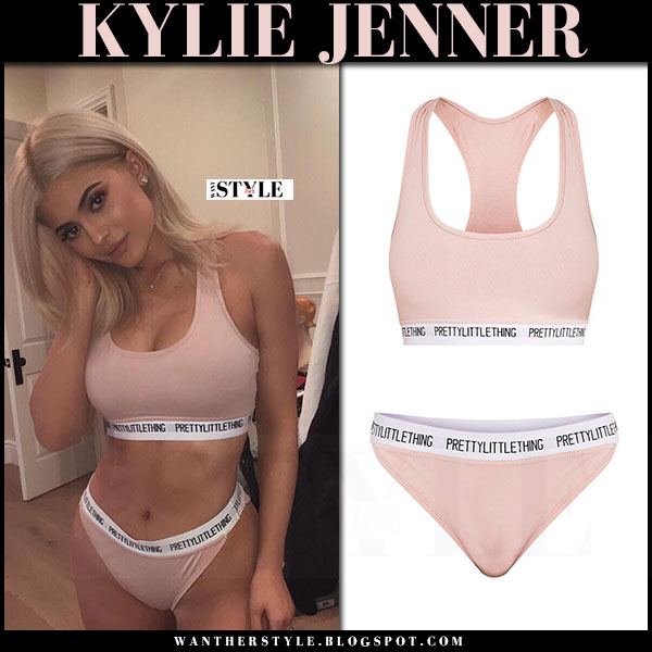 kylie jenner pink pants
