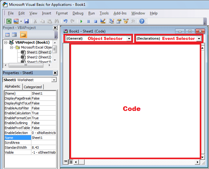 Bagian-bagian dasar VBA Ms. Excel yang wajib diketahui