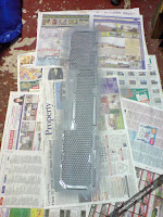 MG Rover 25 ZR lower mesh primer painted