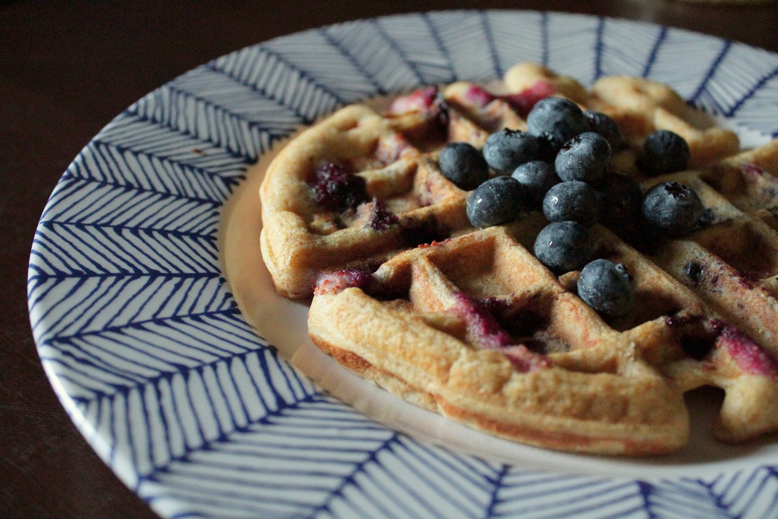 Girl Blueberry Waffle