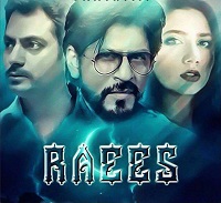 Raees 2017 poster image with shahrukh