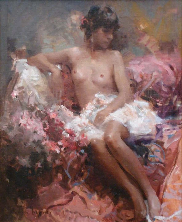 Nydia Lozano 1947 | Spanish Impressionist Figurative painter