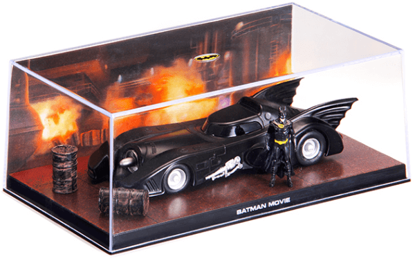 batman automobilia, coleccion batimoviles  1:43, batman movie 1989, batman movie 1:43