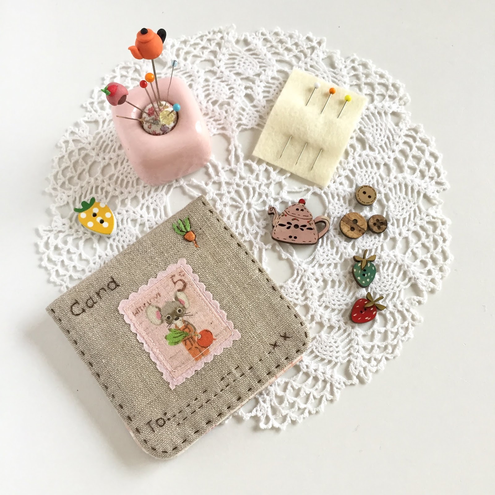 Organize Your Embroidery Notions with a Hand-Stitched Felt Needle