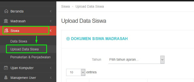 Cara Upload Data Peserta UAMBN-BK
