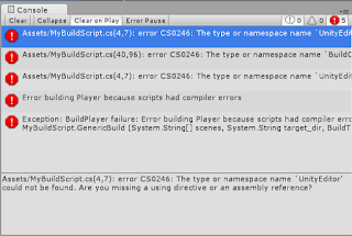 Unity3D error CS0246 - howto fix tutorial 3