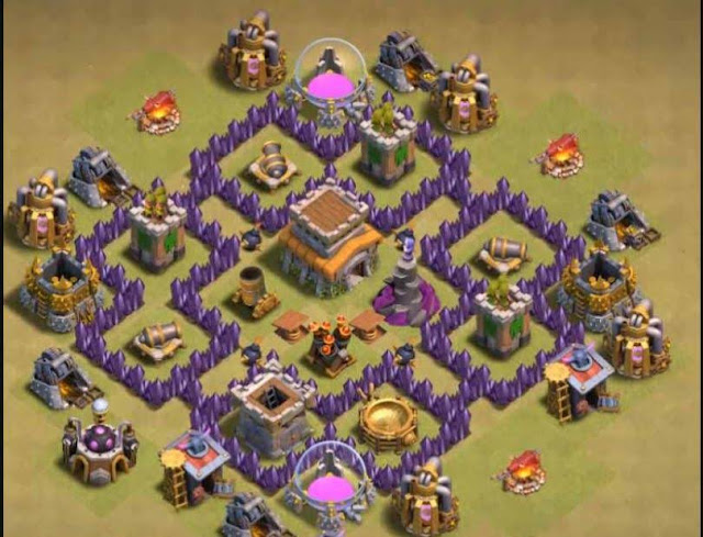 Base COC TH5 War 2