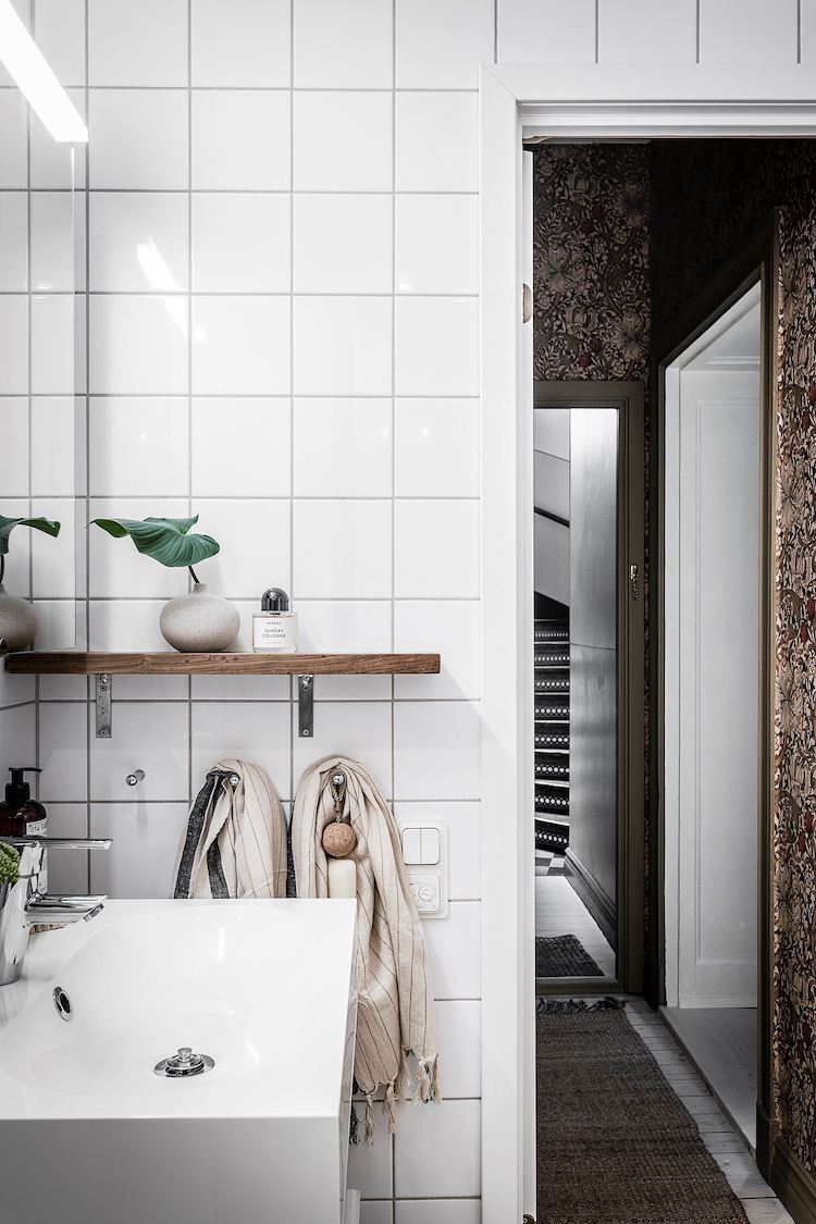An Earthy Swedish Apartment Where Old Meets New