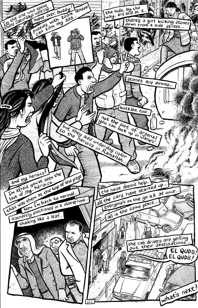 Page 122 Chapter 5 of Joe Sacco Palestine Online