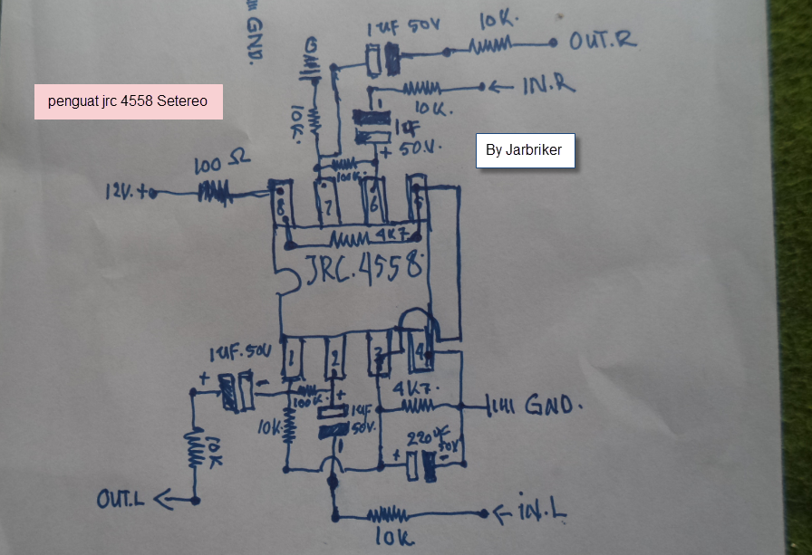 Rc4558p схема включения характеристики