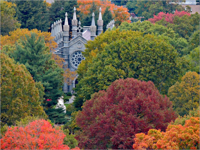 Bigelow Chapel en el Mount Auburn Cemetery, Cambridge 