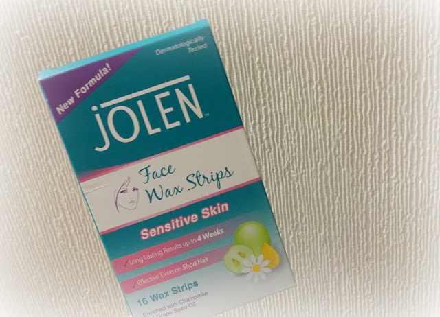 Jolen Face Wax Strips blogger review, Jolen Face Wax Strips review