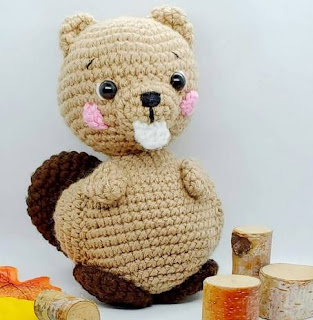 PATRON GRATIS CASTOR AMIGURUMI 42359