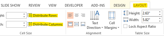 Cara Merapikan Tabel di Powerpoint