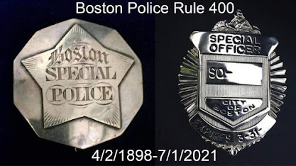 Boston Suspends Most Private Police Officers ( Rule 400 & 400A)