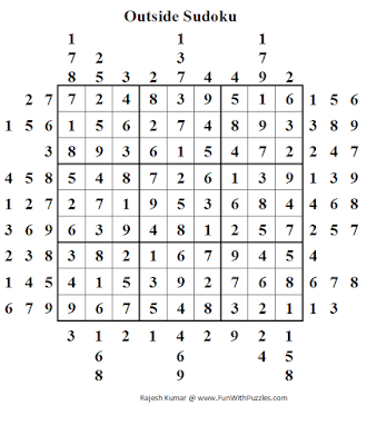 Outside Sudoku (Fun With Sudoku #37) Solution